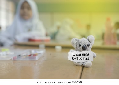 Koala Bear Toy And Paper Text 