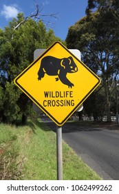 Koala Crossing Sign Australia Stock Photo 1062499262 | Shutterstock