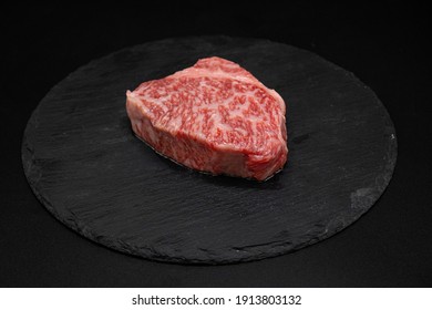 Kobe A4 Tenderloin. Kobe beef is some of the rarest and most highly-prized varieties of wagyu, and commonly fetches some of the highest price tags for beef in the world.  - Shutterstock ID 1913803132