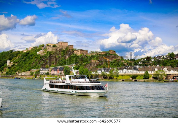 Koblenz Germany May 15 2017 Sightseeing Stock Photo Edit Now 642690577