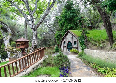 Kocaeli, Turkey - Hobbit house in Darıca. 