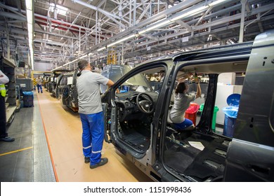 KOCAELI, TURKEY- JULY 15, 2016 :The Automotive Industry In Turkey Plays An Important Role In The Manufacturing Sector Of The Turkish Economy.