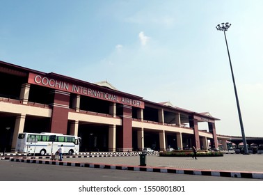 Kochi, India - December 25,2018 : Exterior Of Cochin International Airport, Kochin, Kerala