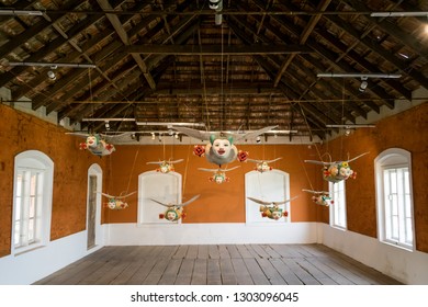 Kochi, India - February 03 2019: Air Plane Art Exhibit At Kochi Biennale