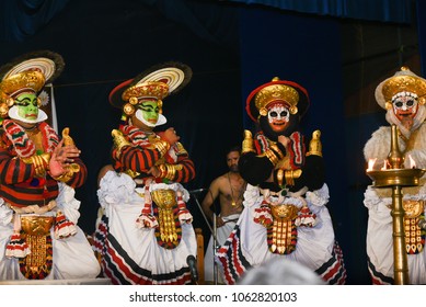 Kochi India February 10 2017 Koodiyattam Stock Photo 1062820103 ...