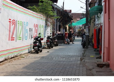 Kochi, Kerala/ India - Feb 25 2016 : Scenic Route Onto Kochi Biennale