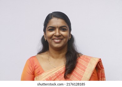 Kochi, Kerala, India - June 25, 2022: Portrait Of A Confident Working Women From Kochi, Kerala, India 