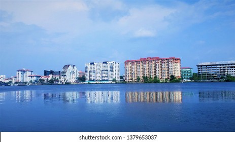 Kochi Marine Drive Buildings - Morning view 