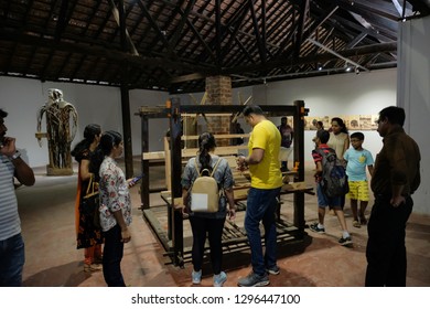 Kochi,Kerala/India-Jan-1-2019:  Various Forms Of Art Exhibits At The Cochin Biennale,