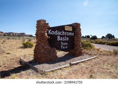 Kodachrome Basin State Park Entrance Sign