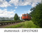 Kofuku Station, a closed railway station on the defunct Hiroo Line, now remains a popular sightseeing spot because of its name means happiness, Obihiro, Tokachi Subprefecture, Hokkaido, Japan