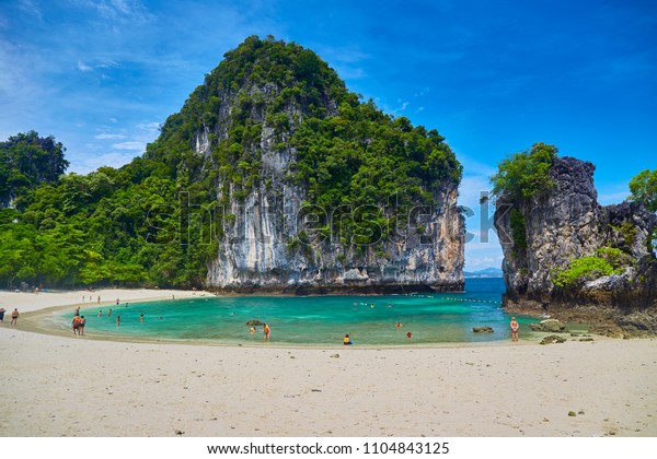 Koh Hong Island Vivid Beautiful Sky Stock Photo Edit Now