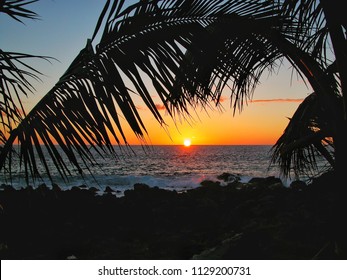 Kohala Coast Sunset; Big Island Of Hawaii