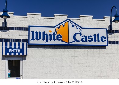 Kokomo - Circa November 2016: White Castle Hamburger Location. White Castle Serves 2 By 2 Inch Sliders III