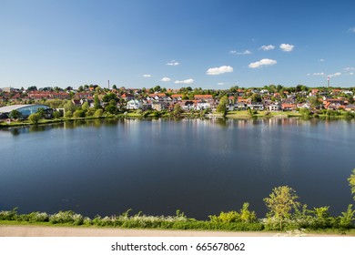 Kolding city view from castle hill