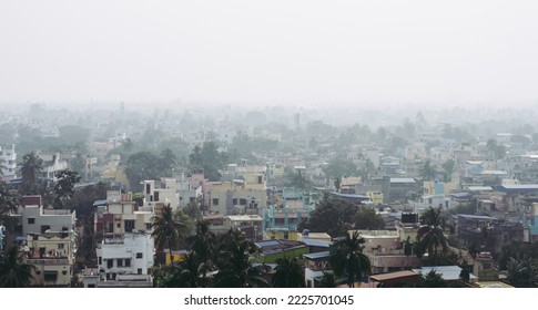 Kolkata City Of Joy Skyline View.  Landscape Scenery Urban India Cityscape. Architecture Business Travel Tourism Center City. Calcutta West Bengal India South Asia Pacific 13th November 2022