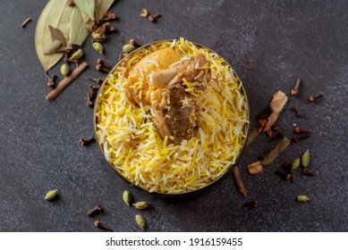 Kolkata Mutton Biryani With Aloo