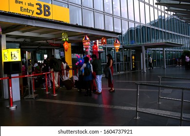 Kolkata, West Bengal, India- October 04, 2019: Netaji Subhas Chandra Bose International Airport Entry Gate.