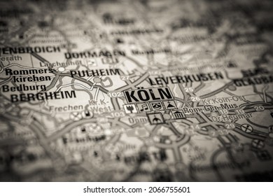 Koln on the Europe map