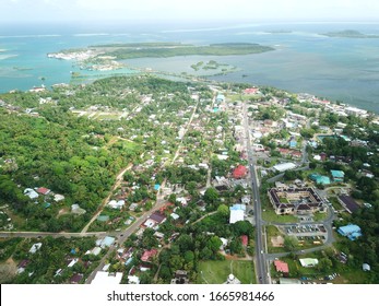 Kolonia Town Aerial View In Pohnpei, Micronesia