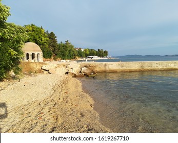 Kolovare Beach In Zadar On The Adriatic Coast