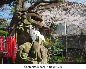 komainu lion dog shrine guardian - Powered by Shutterstock