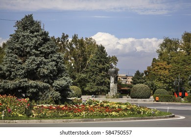 Komitas Square In Vagharshapat. Armenia