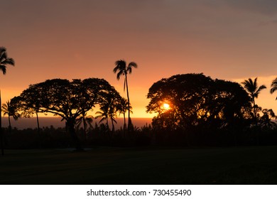 Kona Big Island Hawaii Sunset Sky