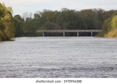 Konotop, Ukraine - May 1, 2021: The Seym River