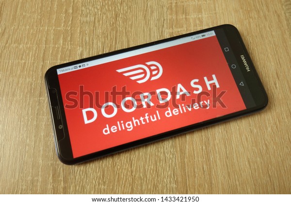 Konskie Poland June 21 2019 Doordash Stock Photo Edit Now