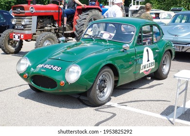 Konz, Germany - Jul 15, 2018 - A Green Rochdale GT From 1959