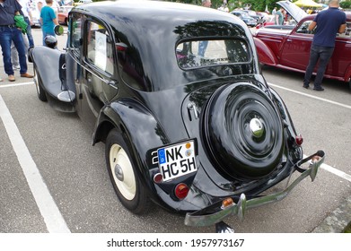 Konz, Germany - Jul 16, 2017 - Citroën Traction Avant 11 CV (Citroen) From 1956