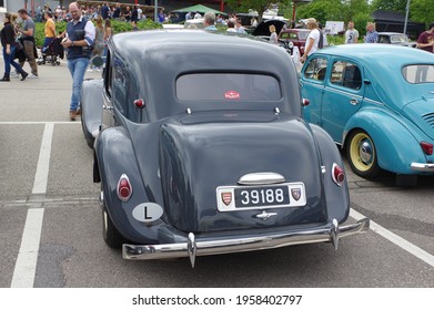 Konz, Germany - Jul 16, 2017 - Citroën Traction Avant 11 CV (Citroen) From 1956