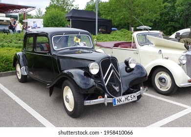 Konz, Germany - Jul 16, 2017 - Citroën Traction Avant 11 CV BL (Citroen) From 1951