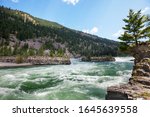 Kootenai river in Montana, USA