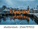 The Koppelpoort is a double city gate in Amersfoort. It is a combination of a land and water gate. The name is probably derived from the East Middle Dutch word coppel which means common pasture.