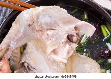 Korea Chicken Soup - Samgye-tang 