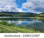 korea, park, lake, lakeside, cloud, landscape