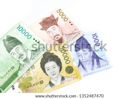 Korea Won, Currency of Korea (KRW)