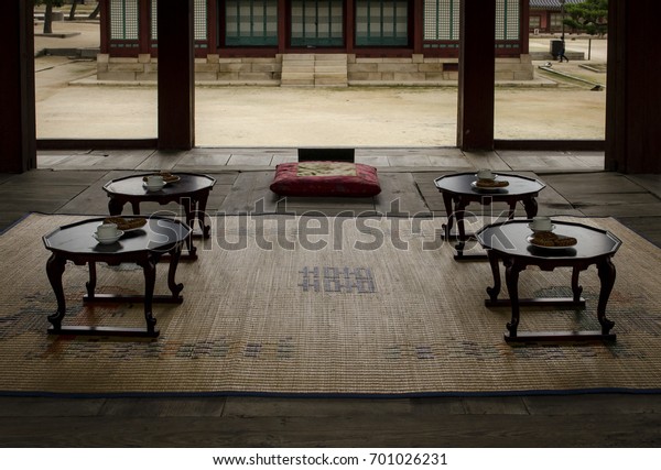 Korean Asian Style Open Building Calm Stock Photo Edit Now