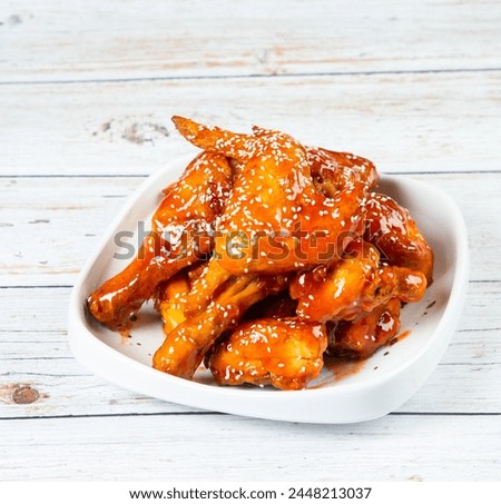 Korean barbeque 
chicken 
drumstick
 asian
 baked 
grill 