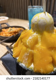 Korean Bingsu Mango Ice Shaved