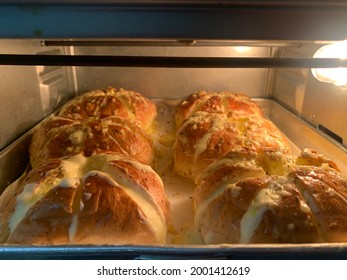 Korean Cream Cheese Garlic Bread Home Made Food