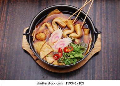 Korean Fish Cake And Vegetable Soup