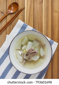 Korean Food Beef Radish Soup
