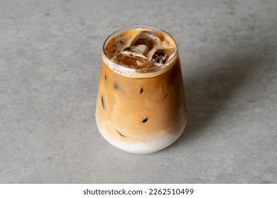 Korean food dishes cafe latte ice - Shutterstock ID 2262510499