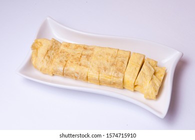 Korean Food, Egg Roll, Rolled Omelette