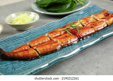 Korean Food Grilled Freshwater Eel With Gochujang Sauce