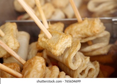 Korean Food Of Oden Fish Cake