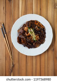 Korean Food Seafood Jajangmyeon